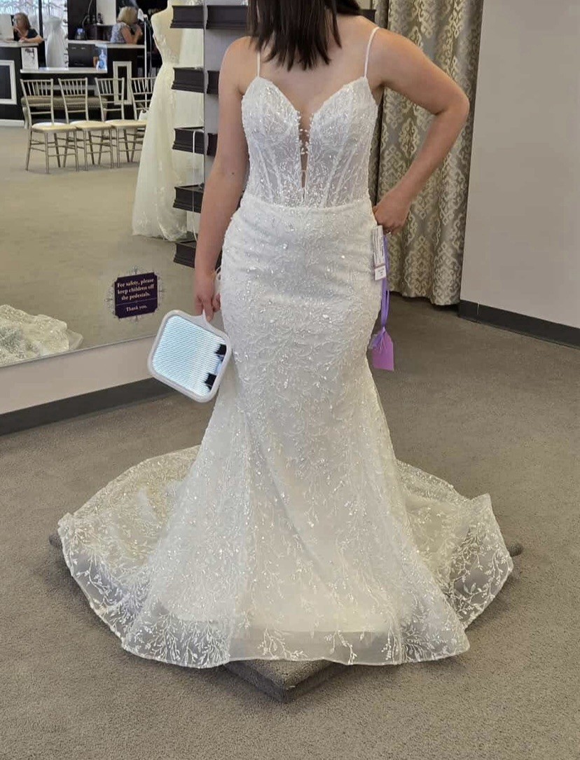 New Calla Blanche L’amore Wedding Dress Size 12