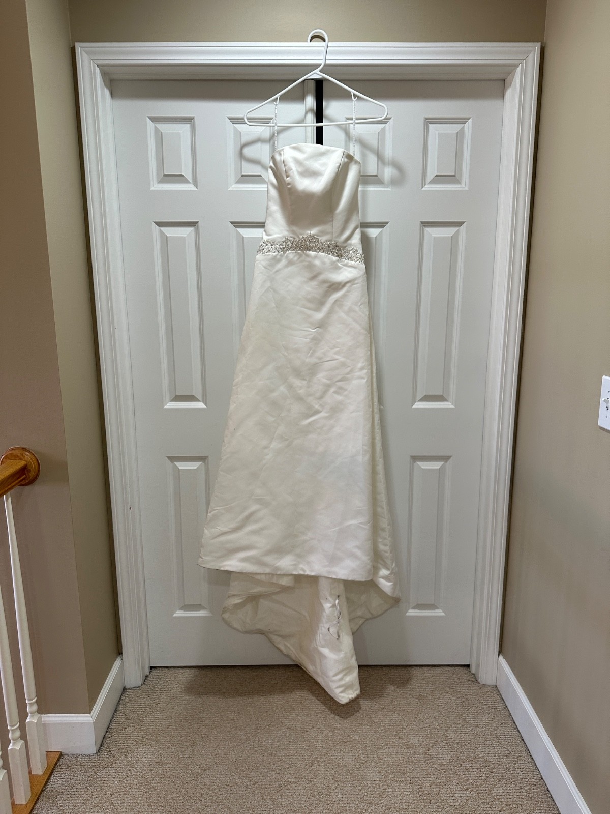 essence of Australia crystal beaded wedding dress size 8