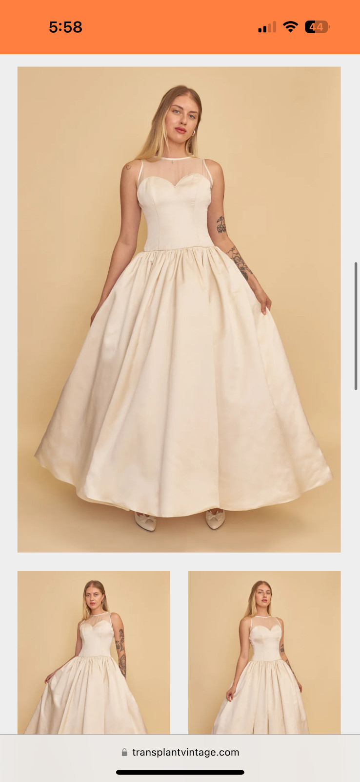 Vintage 1990s Amsale Wedding Dress Size Small – Curated and Refurbished