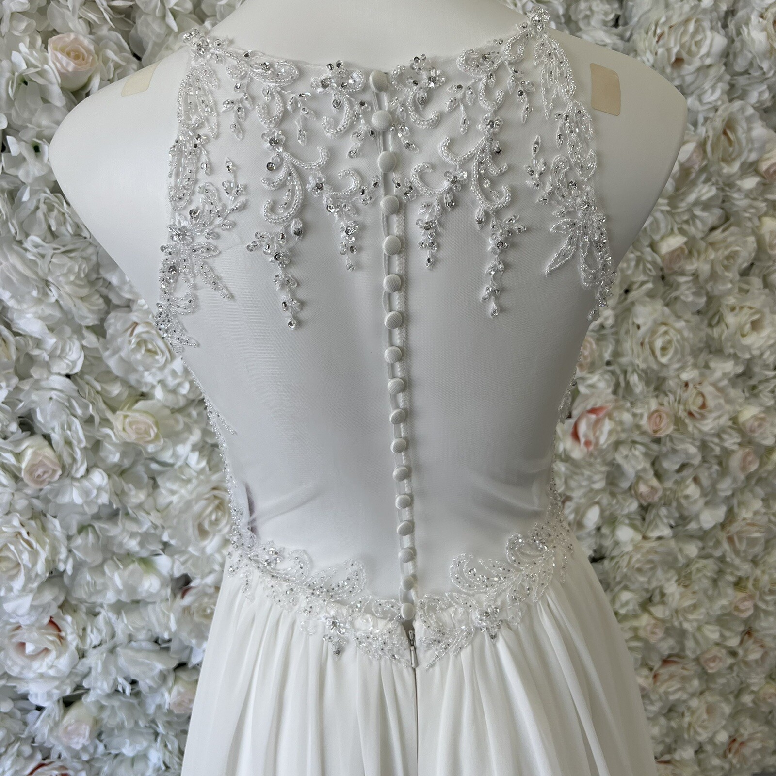 Beach Wedding Dress Size 8