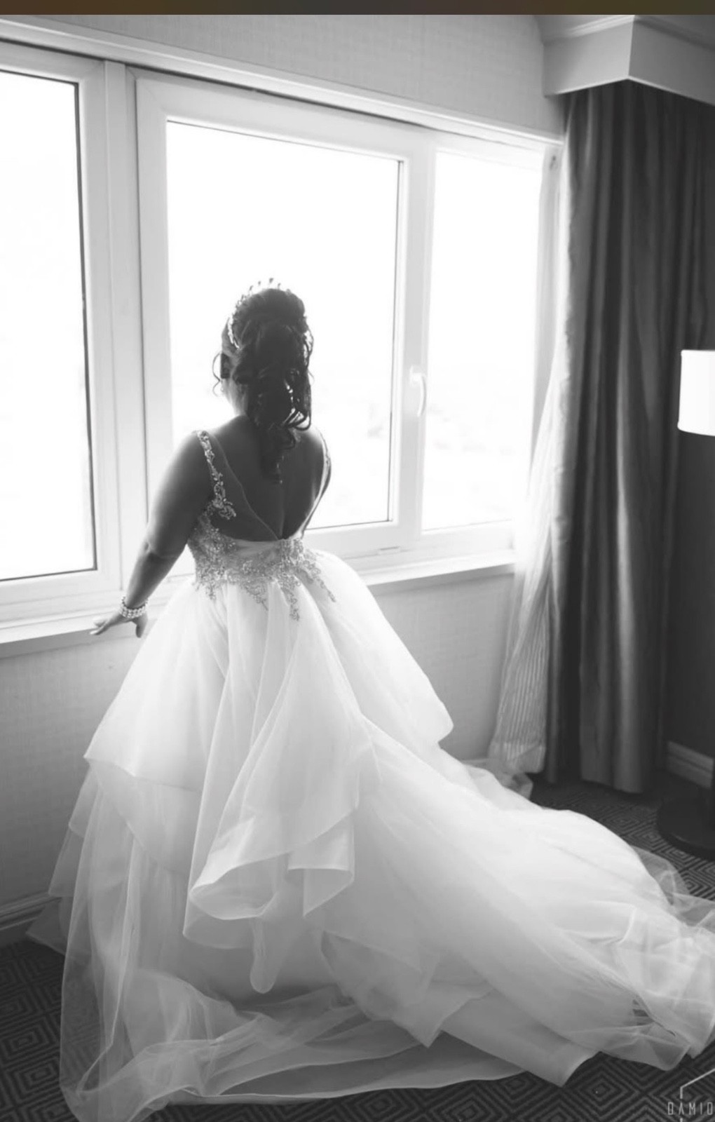 Elegant Wedding Dress Ashley & Justin Bridal Gown, Worn once