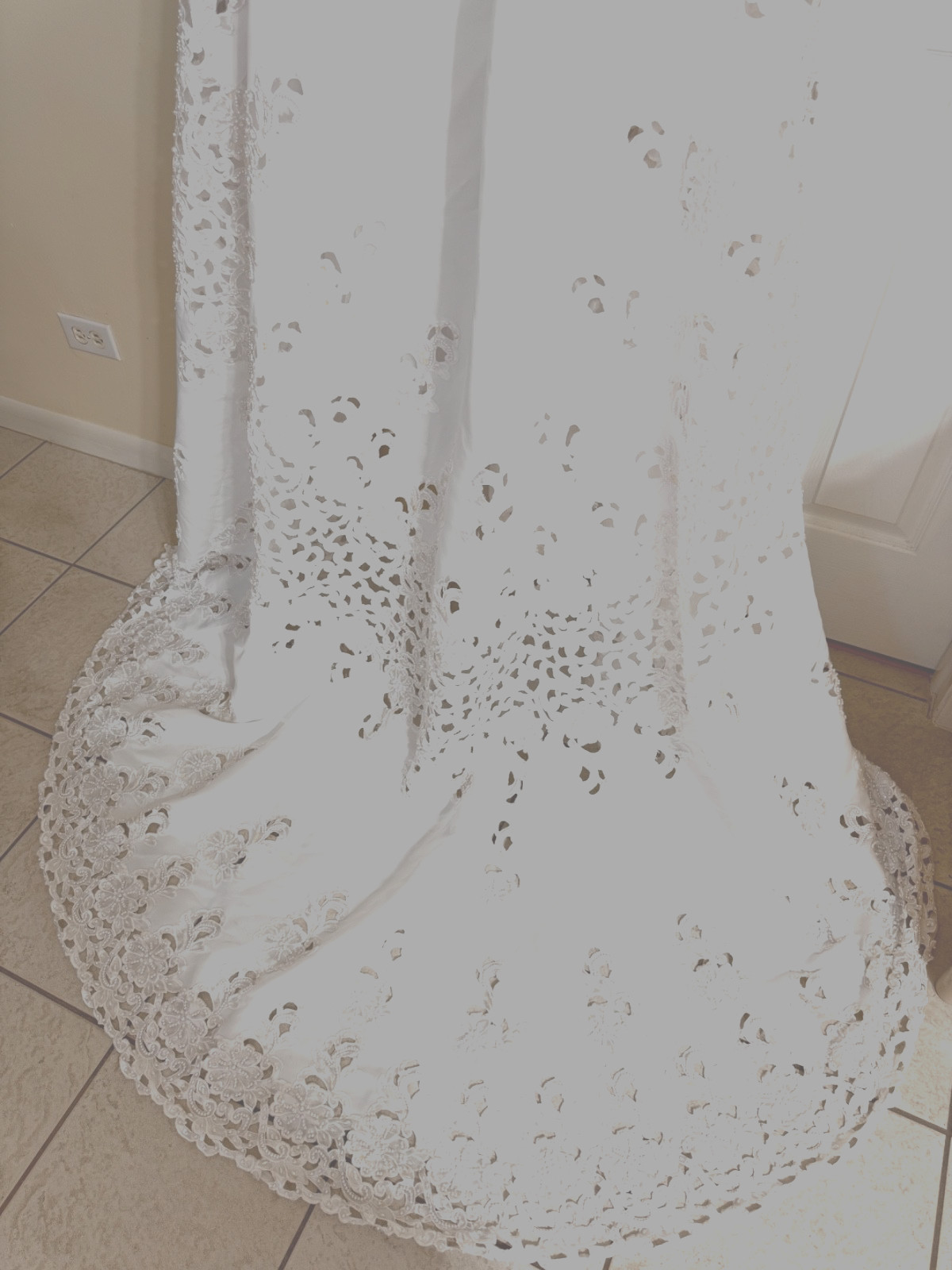 Wedding Gown. Oleg Cassini Collection/ David’s Bridal. White.