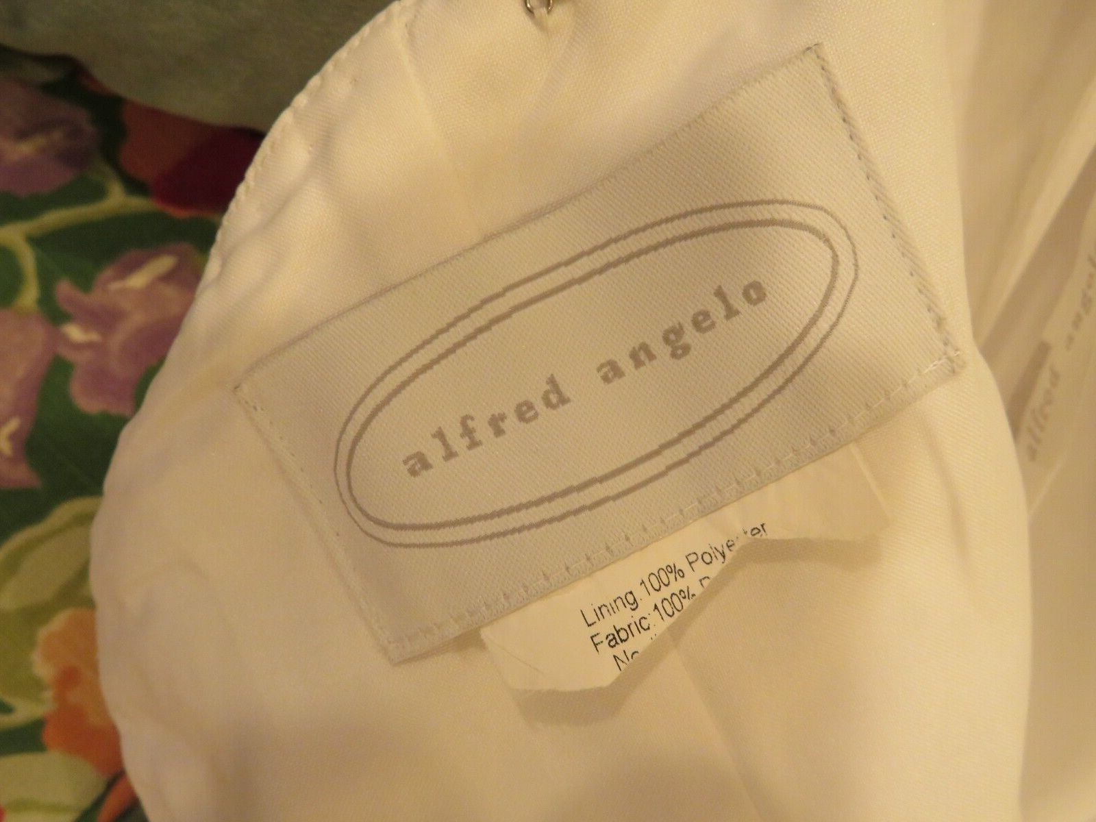 NEW Alfred Angelo Vintage Wedding Dress Mermaid Gown Train BEACH WOW FREE SHIP