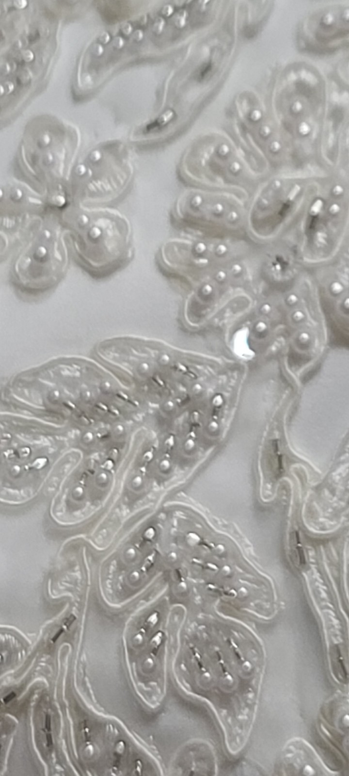 PC Mary’s wedding gown beautiful sweetheart neckline strapless
