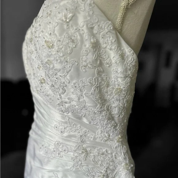 MOONLIGHT Bridal White Taffeta Collection Dress