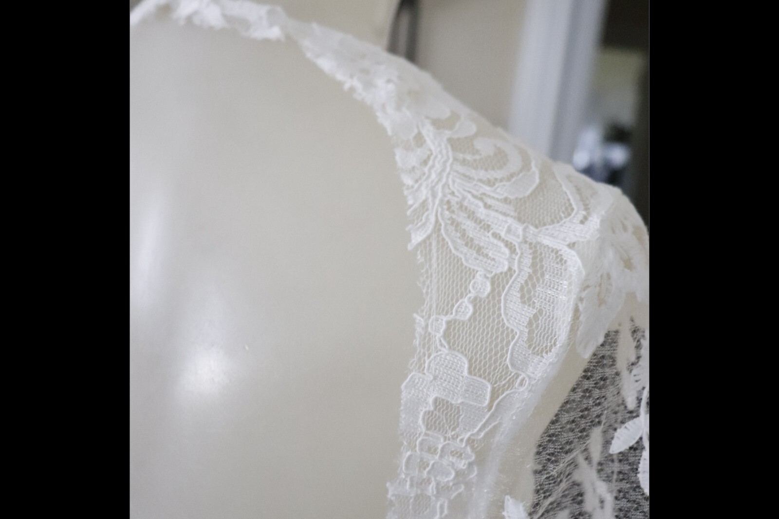Unbranded See-Through and Lace Wedding Dress – See measurements