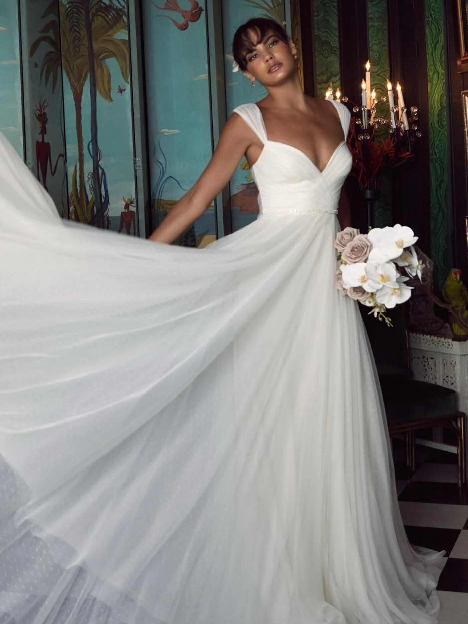WTOO BY WATTERS HINSON 14604R BRIDAL GOWN WEDDING DRESS IVORY MULT SIZES
