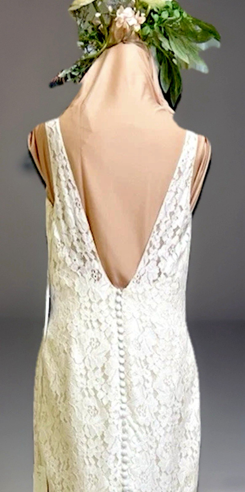 Pronovias Mosaico Wedding Dress Off White Size 12 US