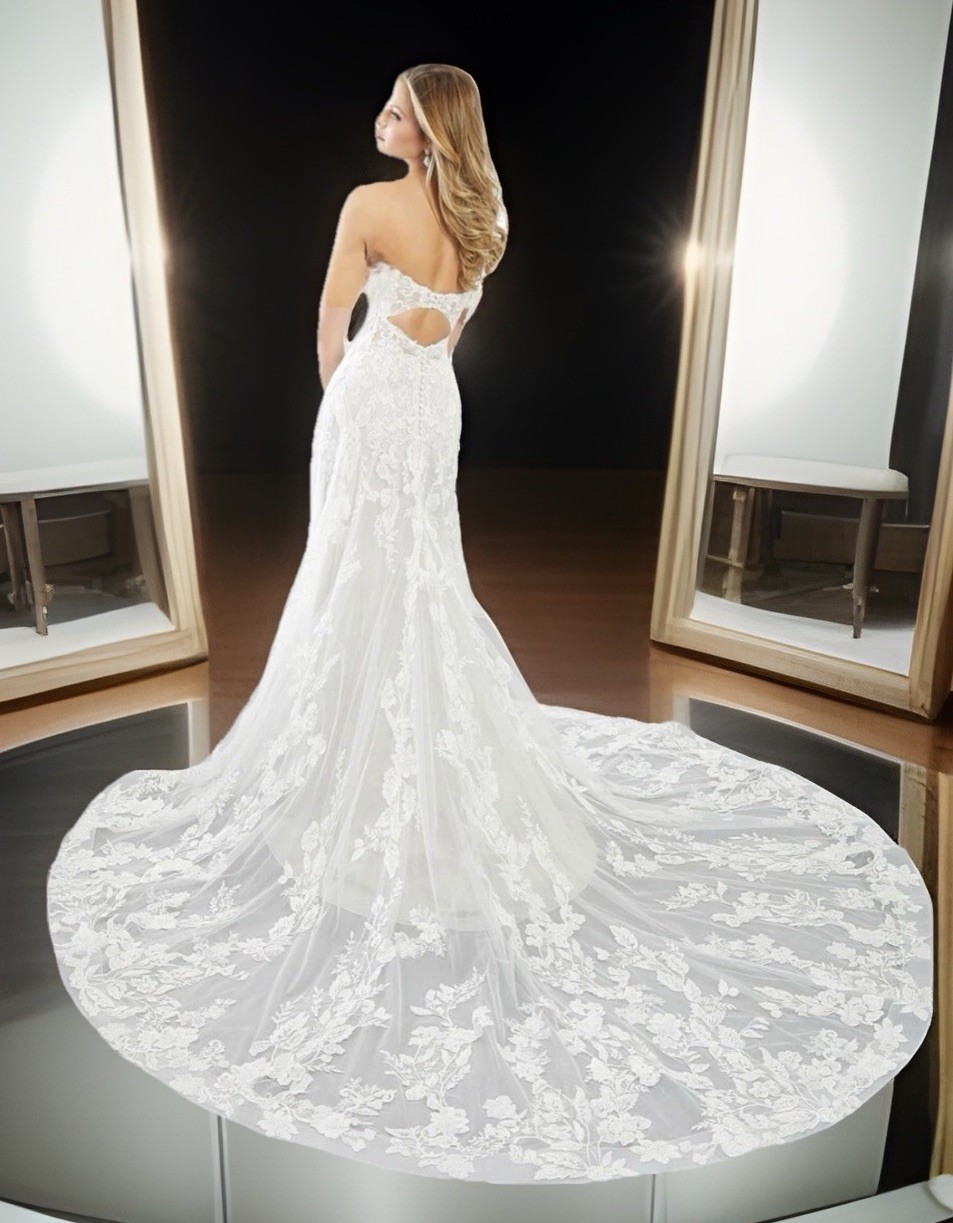 Mori Lee 2307 Blossom Wedding Dress Size 14 (street Size 12)