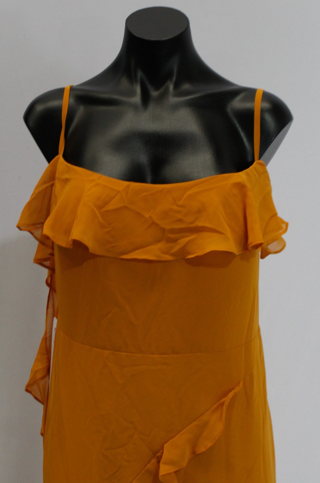Azazie x Barbie Women’s Sheath Bow Chiffon Dress AP2 Butterscotch Size: A16
