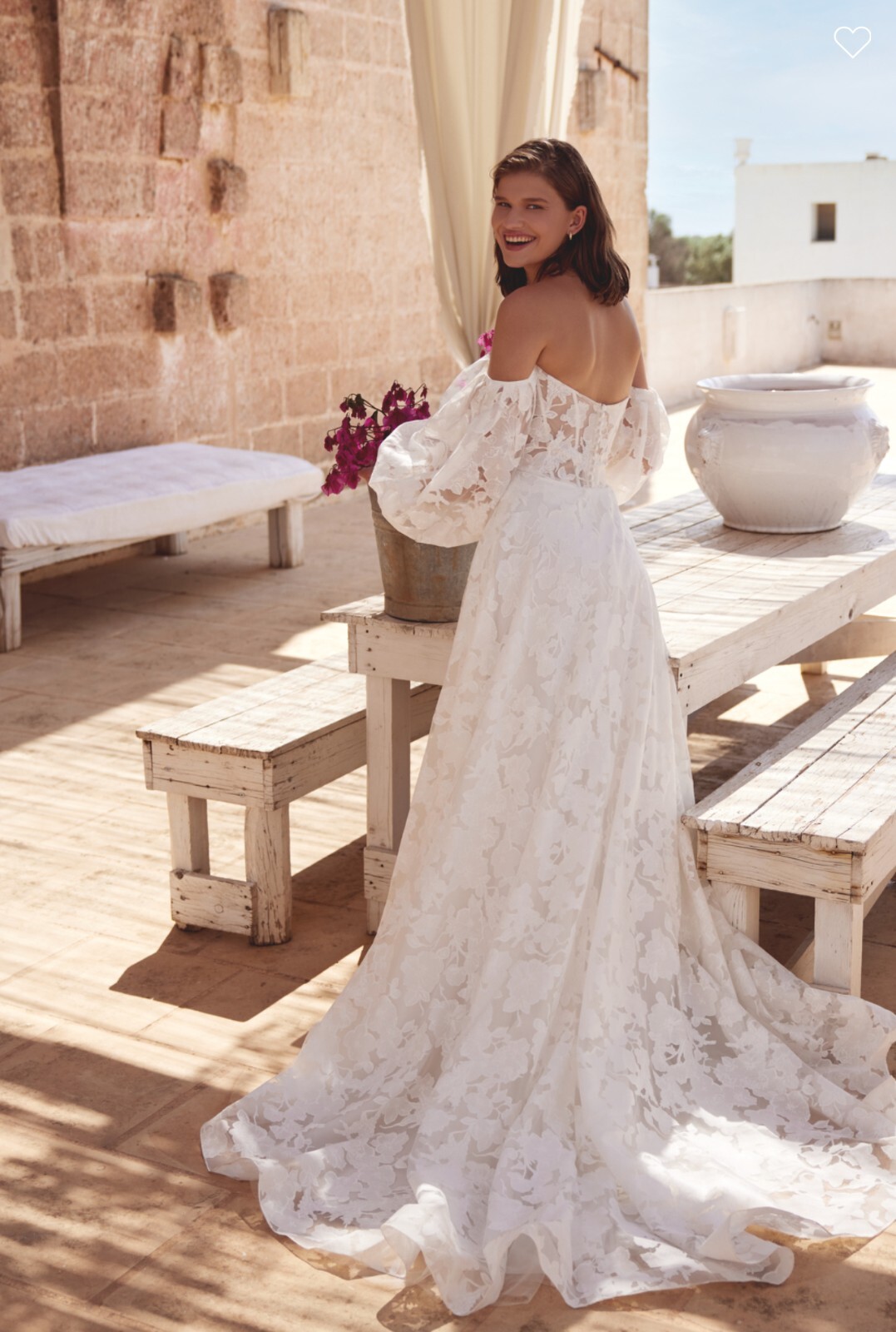 brand new lillian west strapless jacquard wedding dress with exposed boning