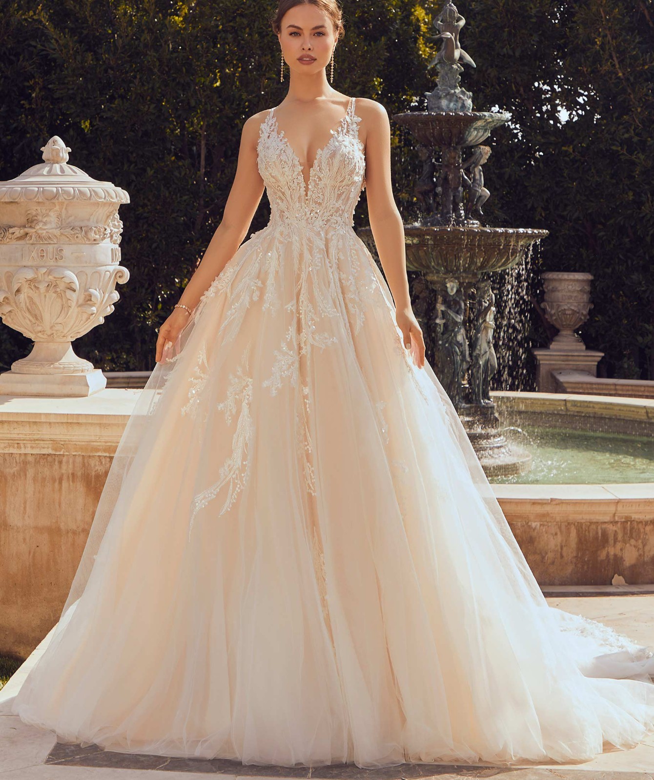 Designer glitter lace wedding dress wedding dress 32-60 straps sequins ivory