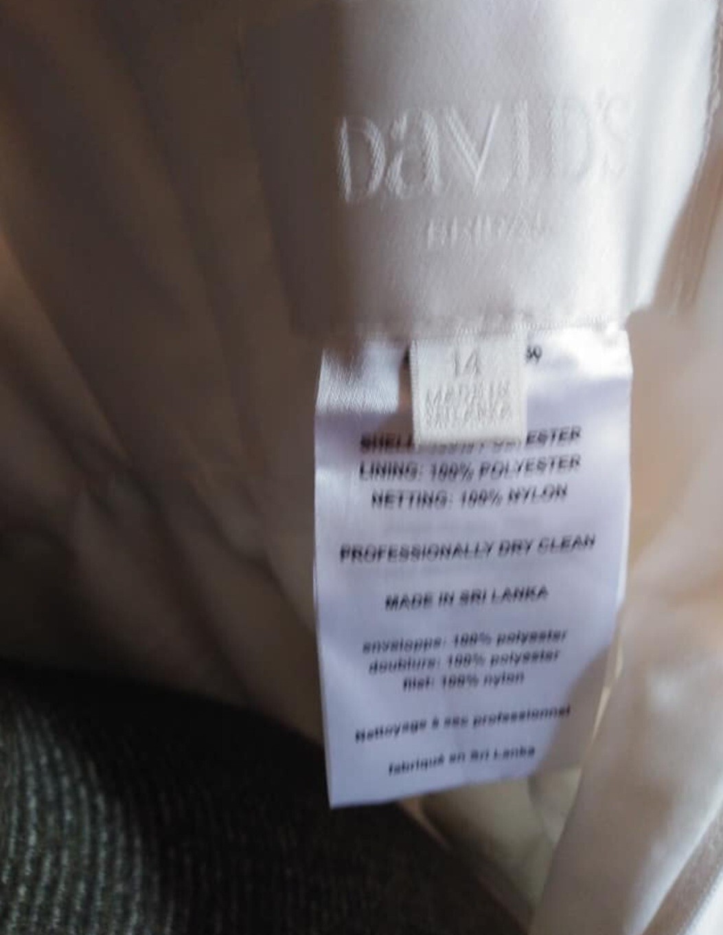 Tea Length Wedding Dress SZ 14, Wedding Dress, Bridal Shower Dress MSRP $249.99