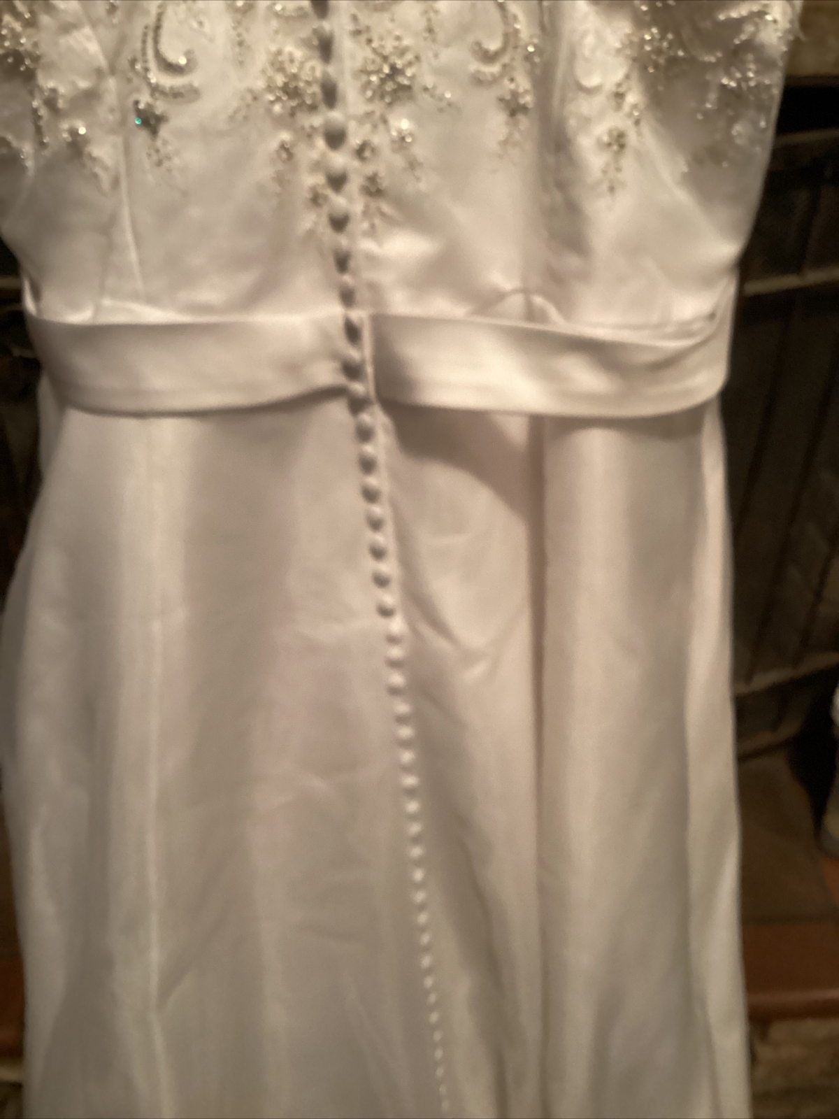 Stunning Ivory Wedding Dress Plus 22W~Beaded/Strapless/Pearls~Venus