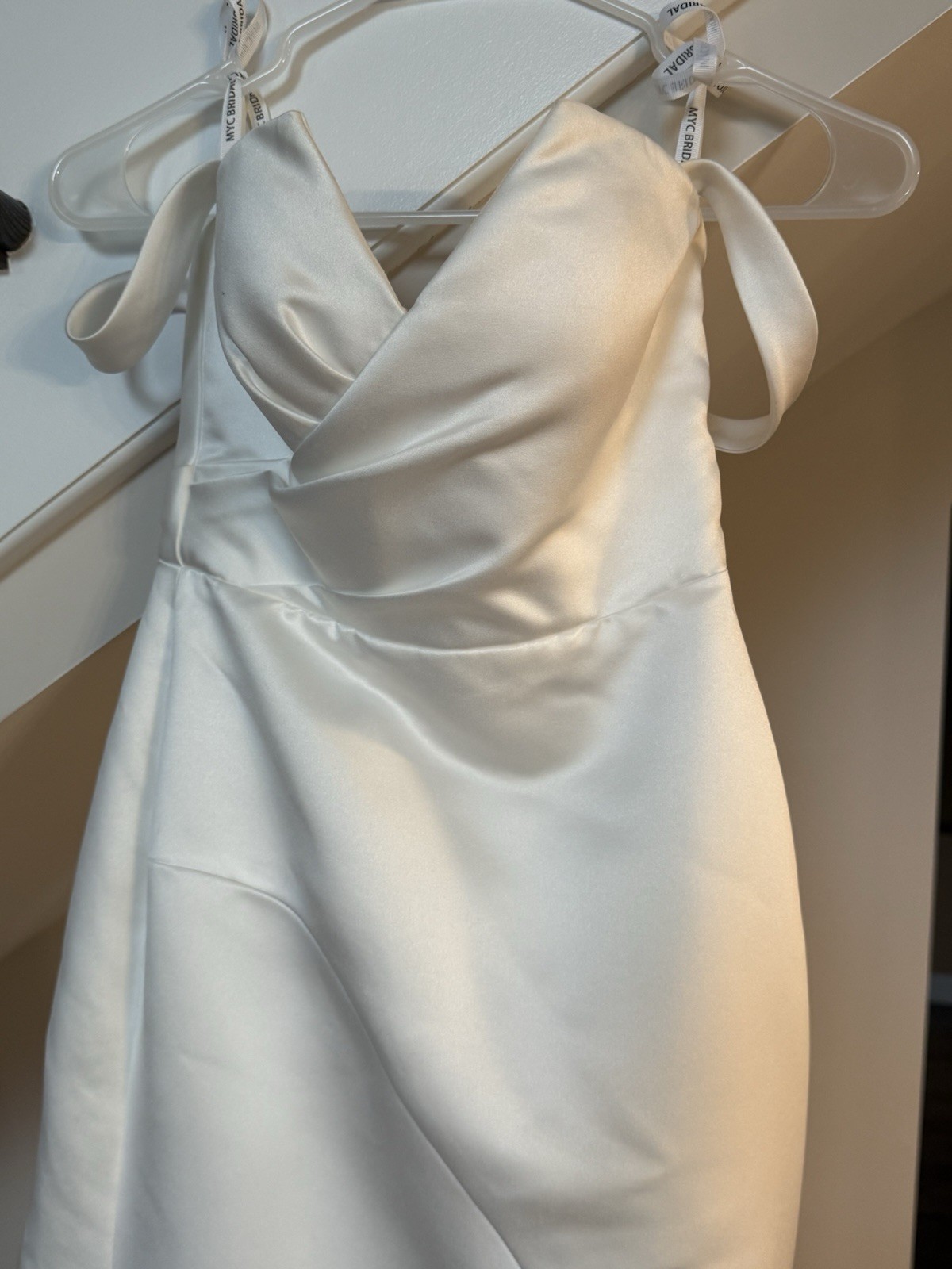 Petite Satin Bridal Gown