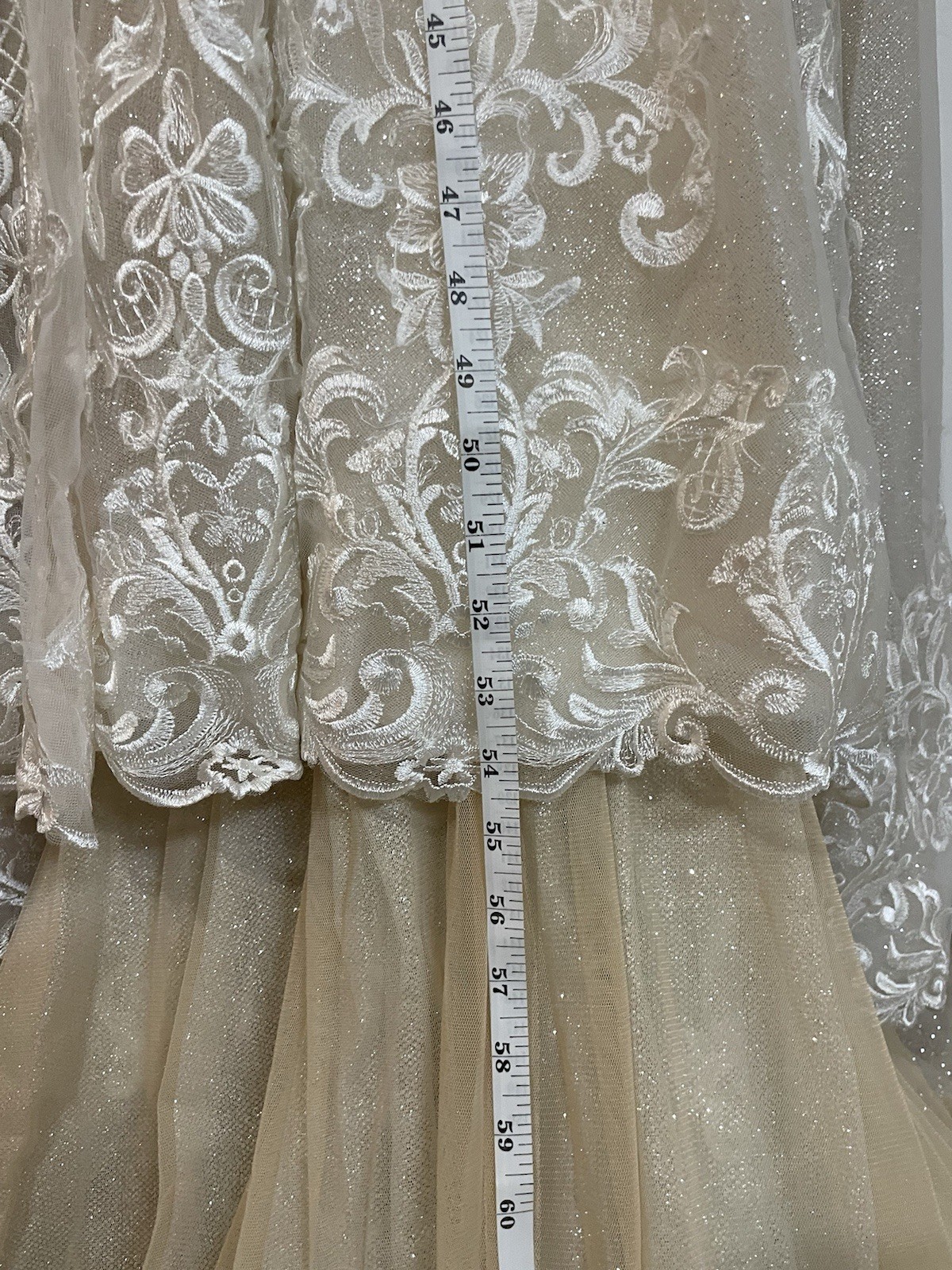 Impression Bridal Ashley And Justin Wedding Dress Ivory/Nude Size 12 Worn Once
