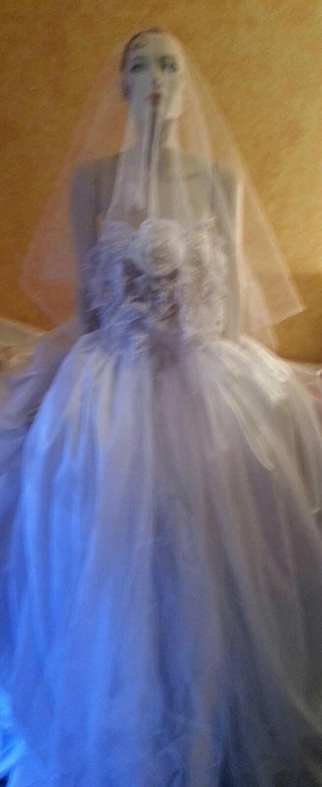 Rainbow Goddess Pink Blue White Sequin Crystal Tulle Tutu Bridal Ballgown