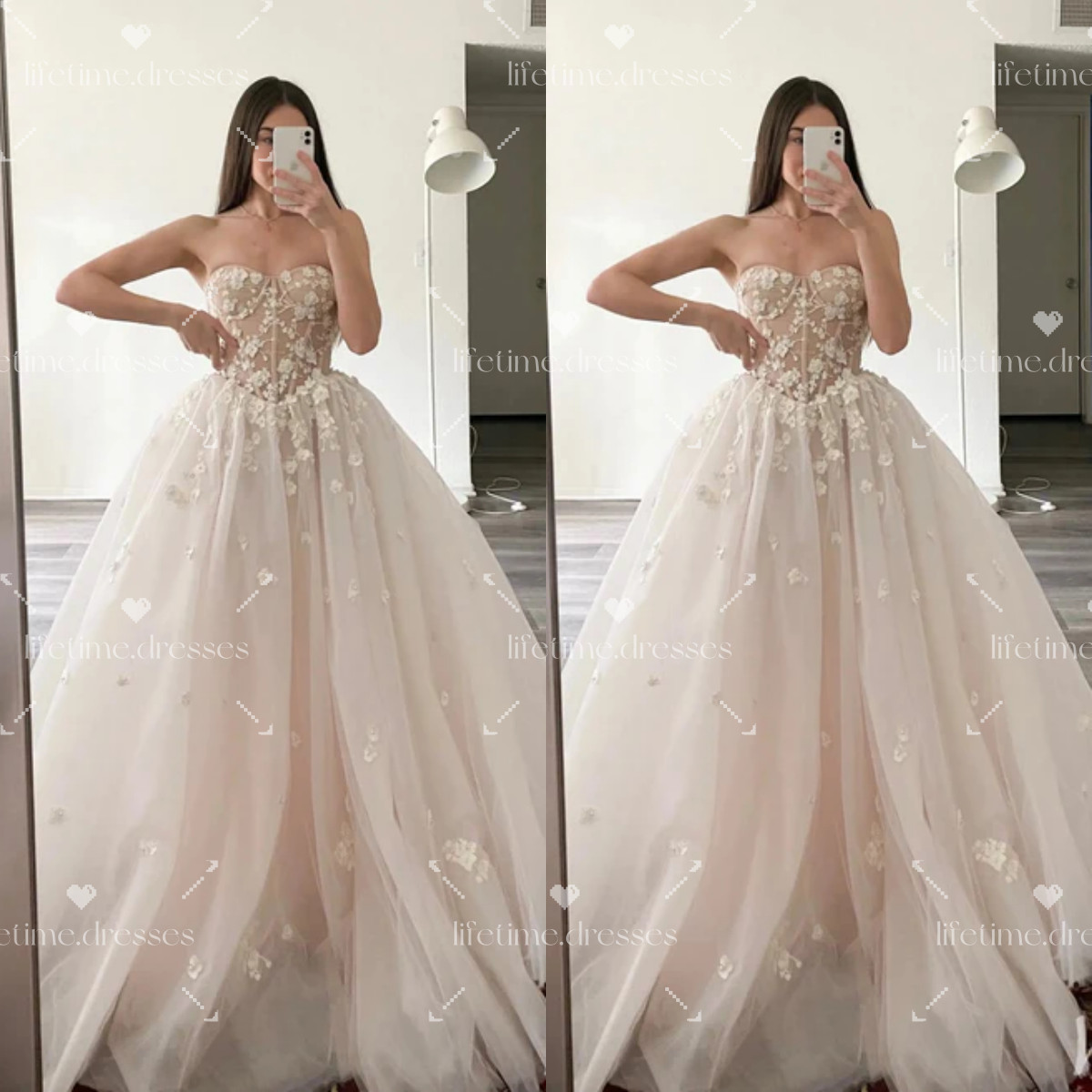 2026 Newest Wedding Dresses Beach Boho Blush Pink Off Shoulder Bridal Gowns
