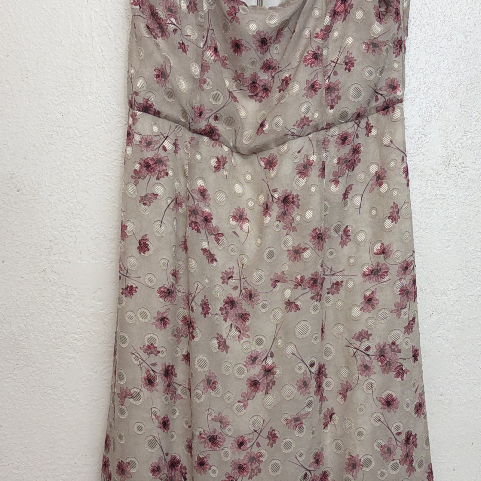 Lulus Pink Floral Midi With OverlayCottage Core Fairy Core FlowyWhimsical.