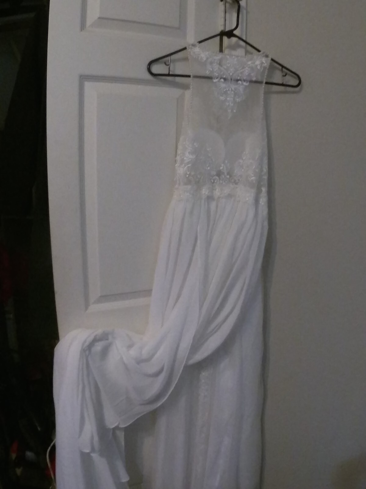((NEW)) Bohemian Wedding Dress High Bridal Gown BEST OFFER WILL BE CONSIDERED