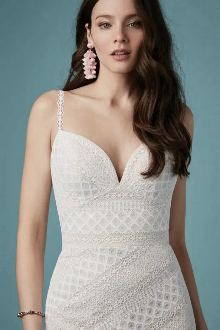 Maggie Sottero , Liliana/9MW894 ,Sze 12 Ivory & Blush, Lace wedding Dress, NEW!!