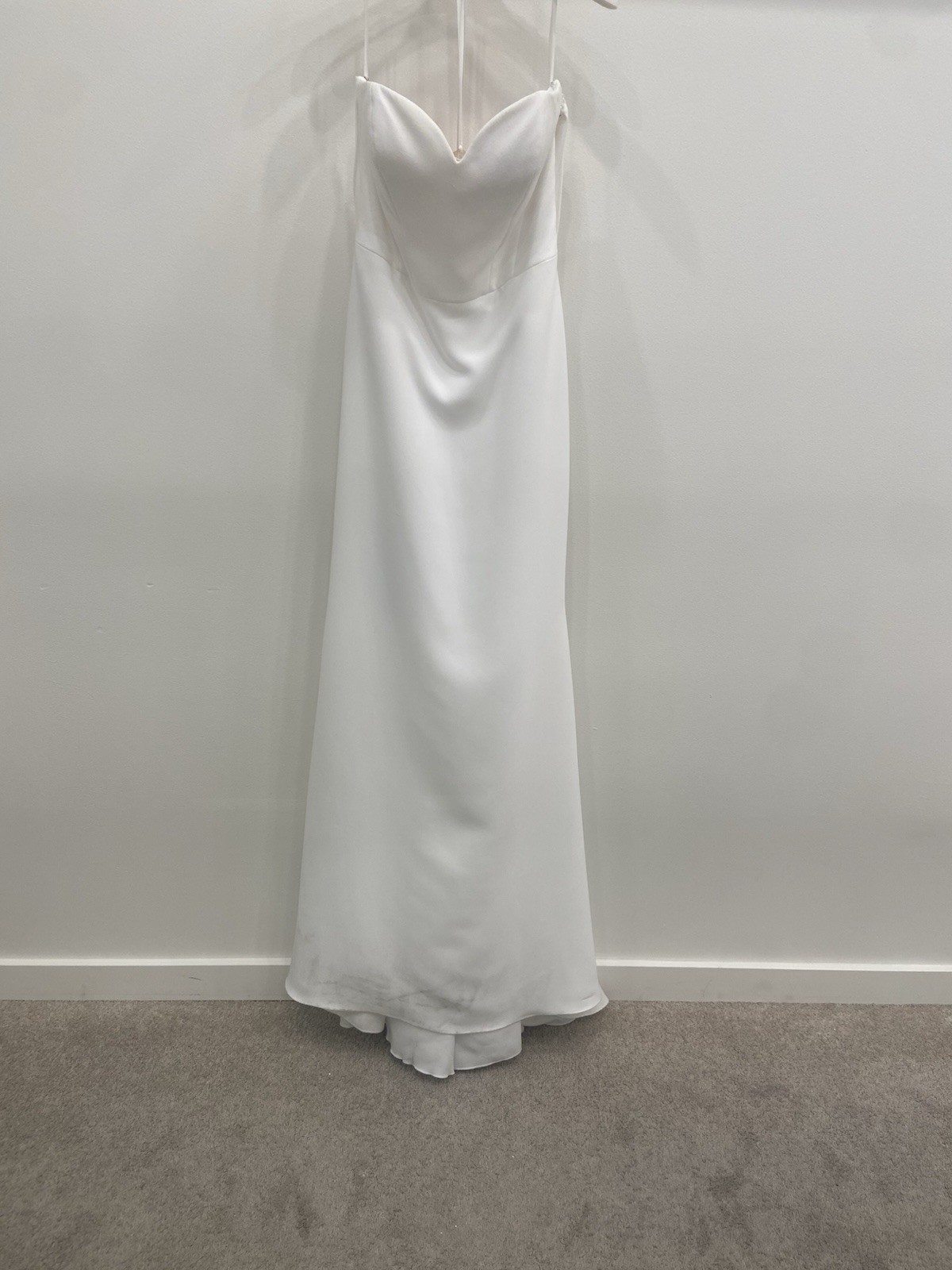 Pronovias Aubrey, Size 8, Off-white/Nude, Retail $2,210