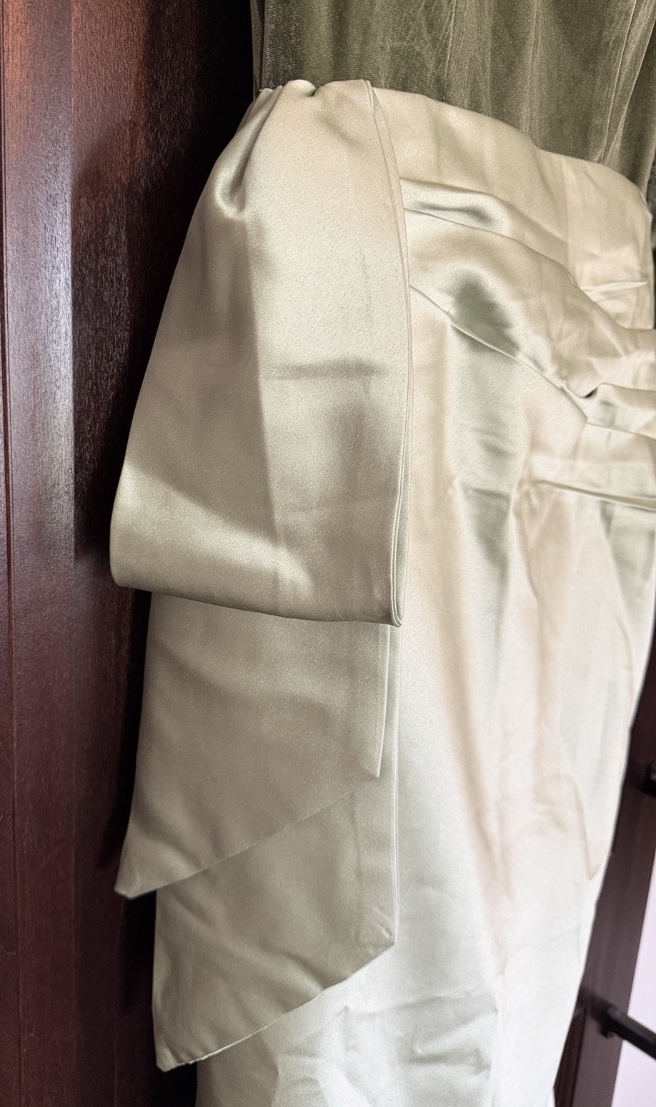Cocomelody Sheath Scoop 3/4 Length Sleeves Floor Length Mother Dress Size 10 NWT