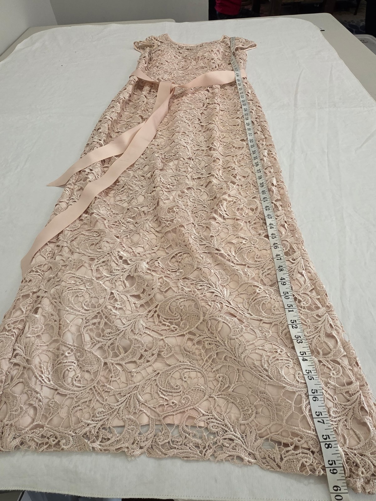 Adrianna Papell Women’s Champagne Size 12 Wedding Guest or Cocktail Dress