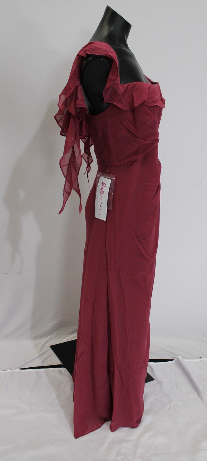 Azazie x Barbie Women’s Mermaid Corset Chiffon Dress AP2 Mulberry Size: Custom