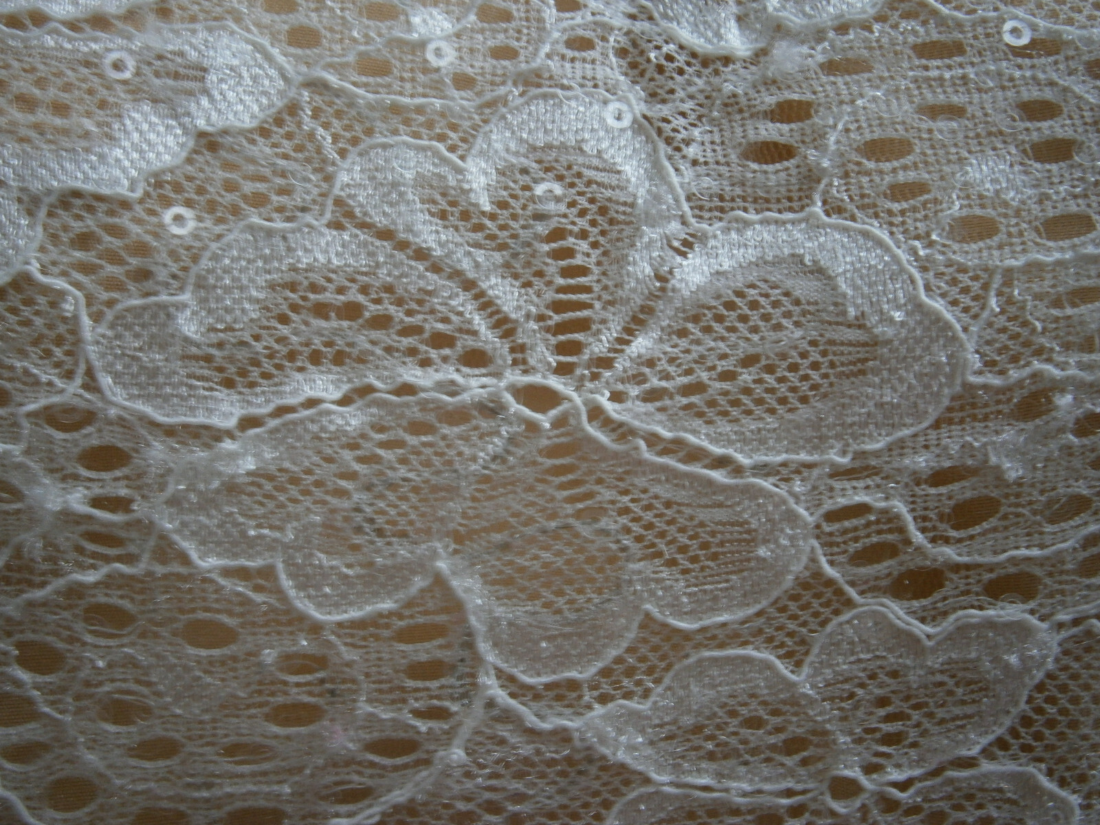 Kathy Ireland 2 Be Short Wedding Dress 12 Ivory Lace Nude Lining Elbow Sleeves