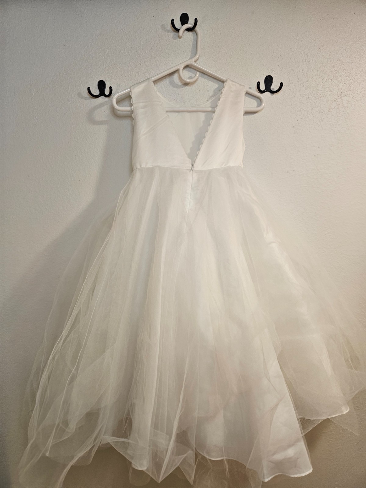 Flower GlRL dresses for wedding With Tulle Skirt Size 10 UNBRANDED