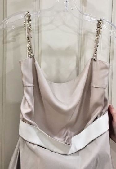 NWT LANVIN Paris $5500 Wedding Dress Ivory Silk Crystal US 12 Fr 46 Gown France