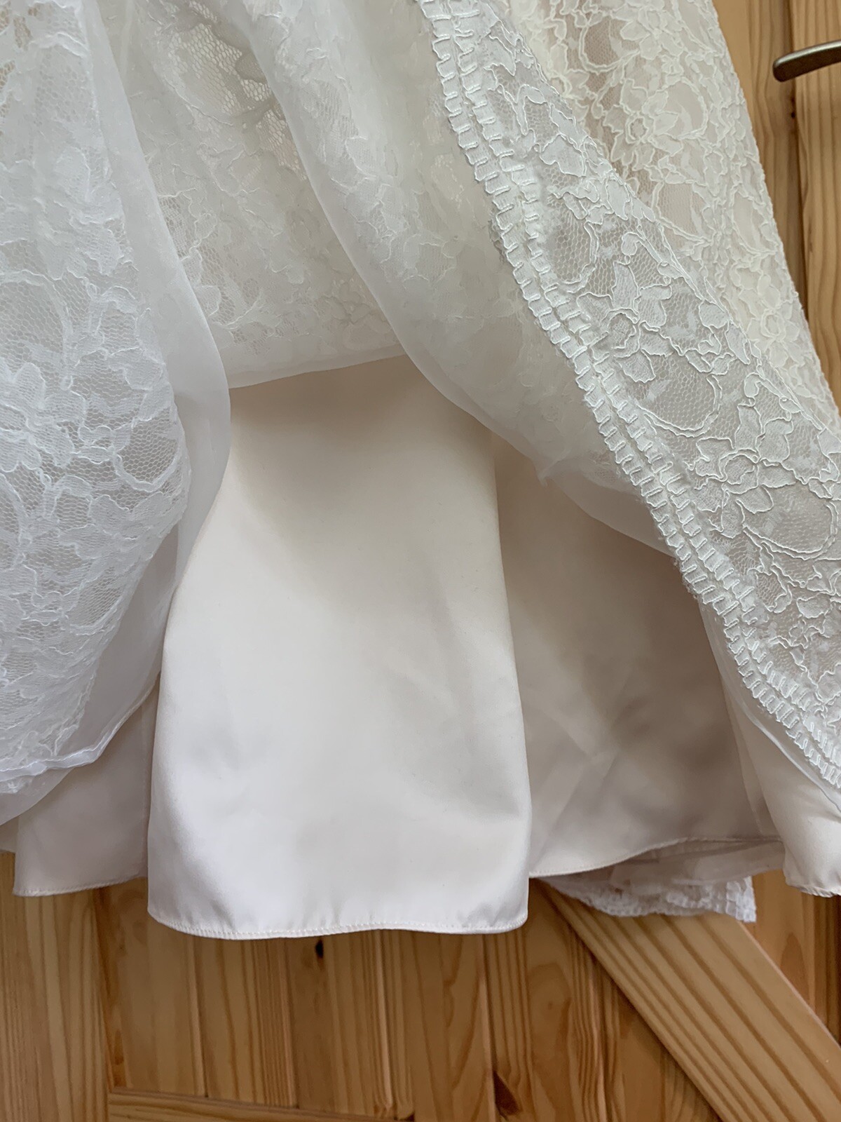 Morilee Madeline Gardner Wedding Dress 19822 Ivory Lace Strapless Back Buttons 8