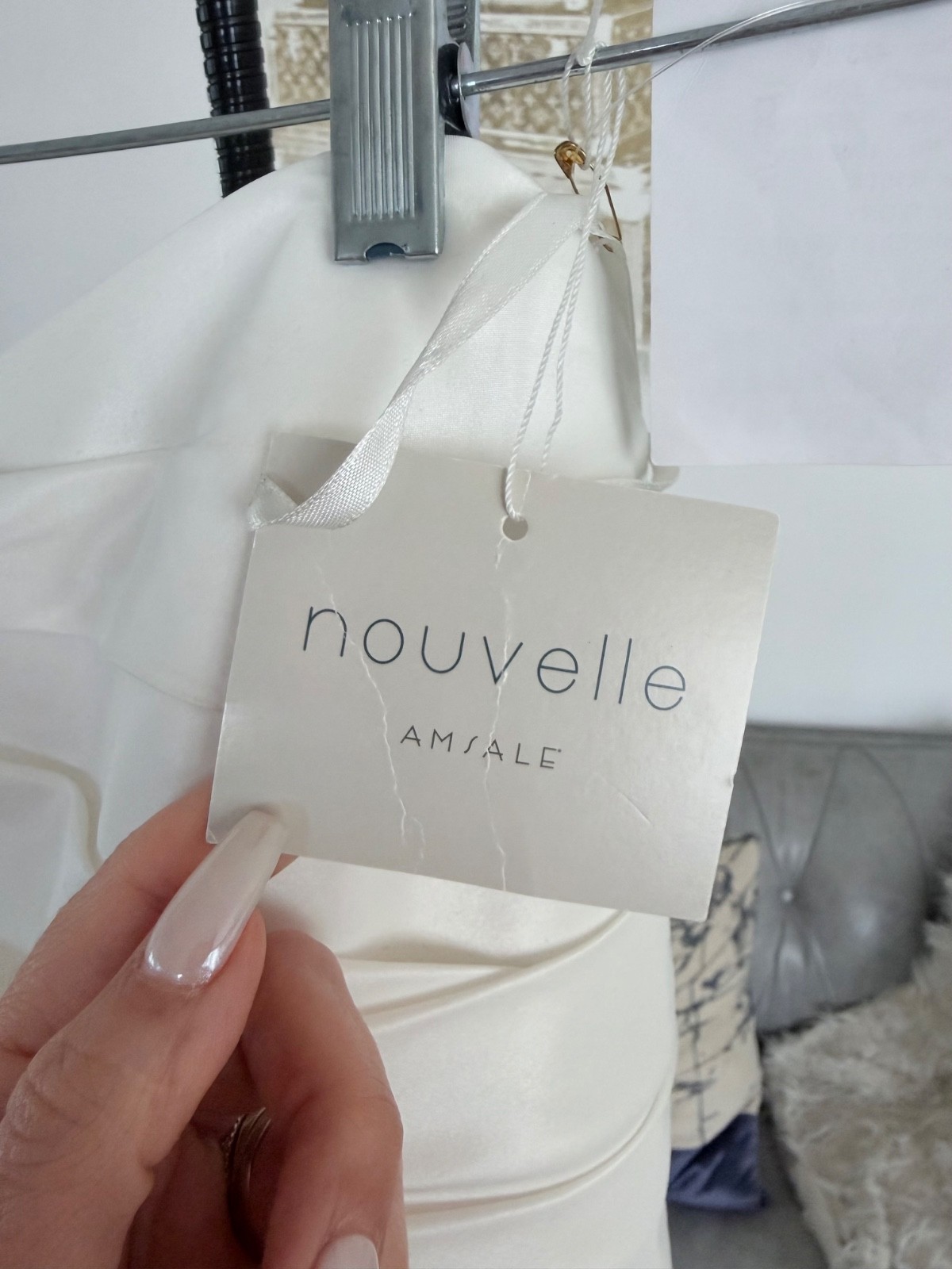 NWT Nouvelle Amsale R101T Ivory Wedding Gown | Size 10 | Retail $2,600