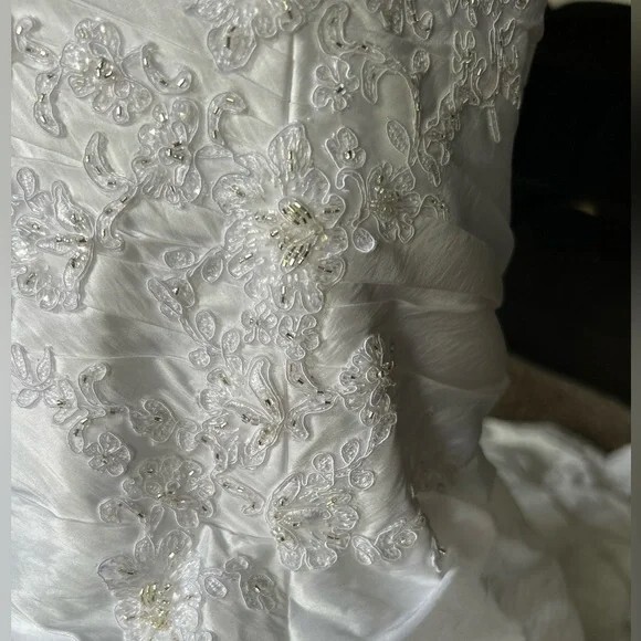 MOONLIGHT Bridal White Taffeta Collection Dress