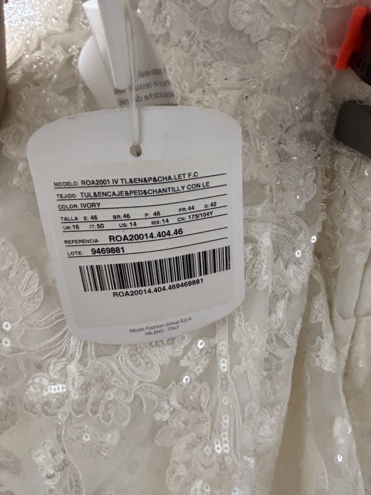 Romance Nicole Wedding Gown Size 14