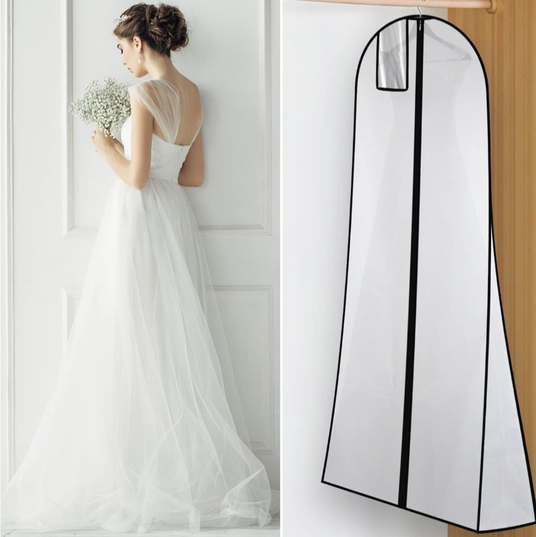 Satin & Lace White Wedding Gown Size 7-8