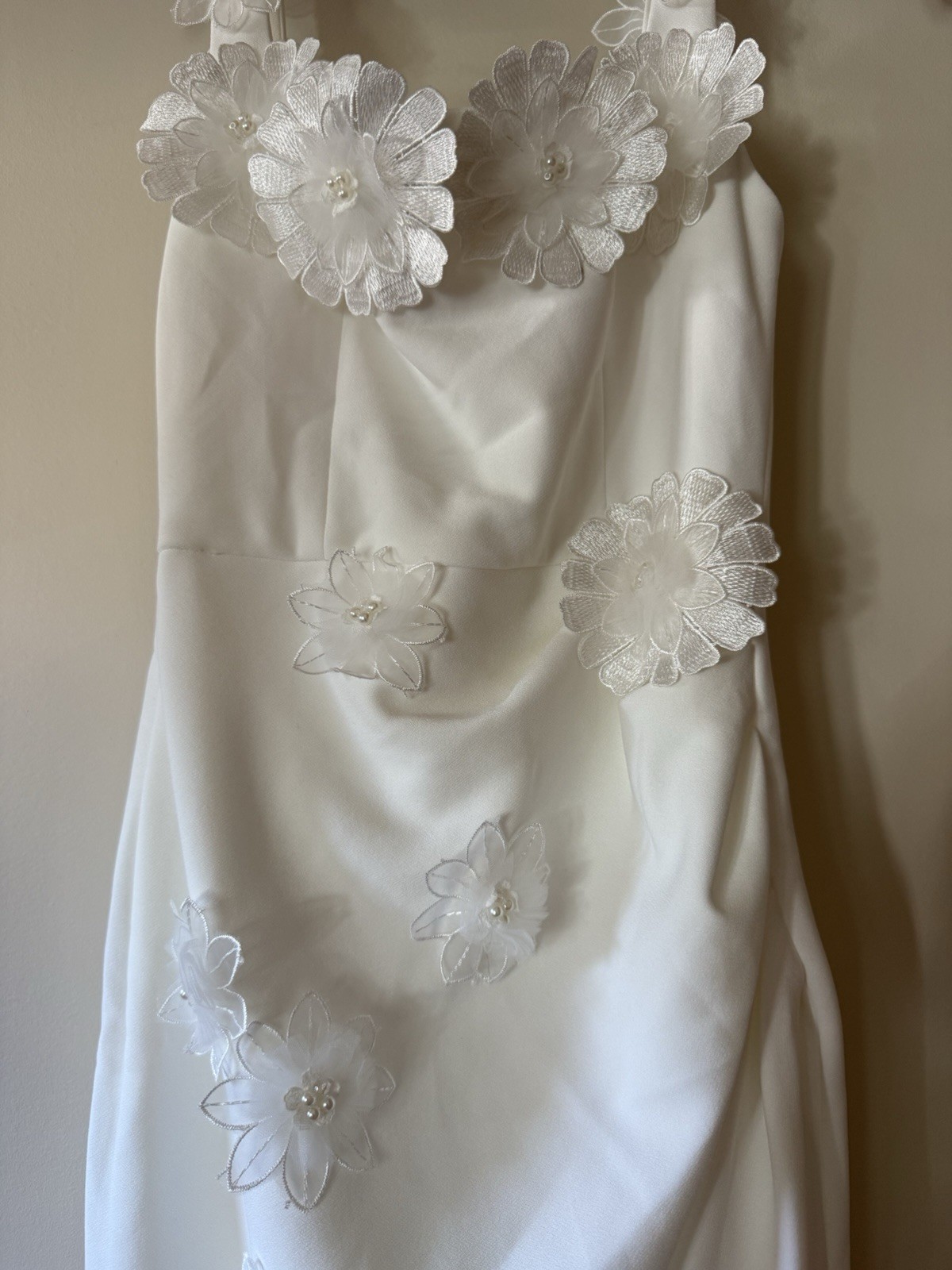 Elliatt Charlotte Gown in Ivory Floral Lace Bride Bridal Women’s Dress Size XXS