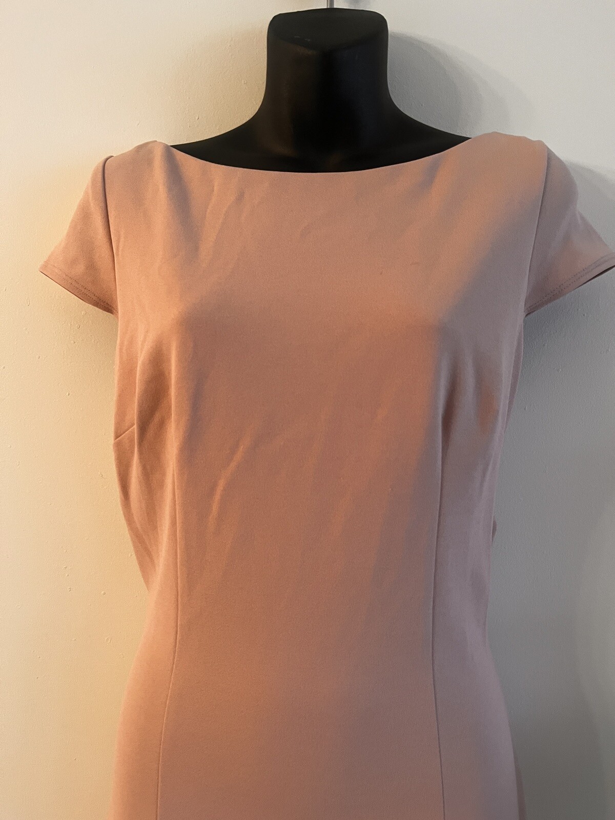 BHLDN Madison Maxi Dress Gown by Katie May Size 10 Pink Nude Grad Dress
