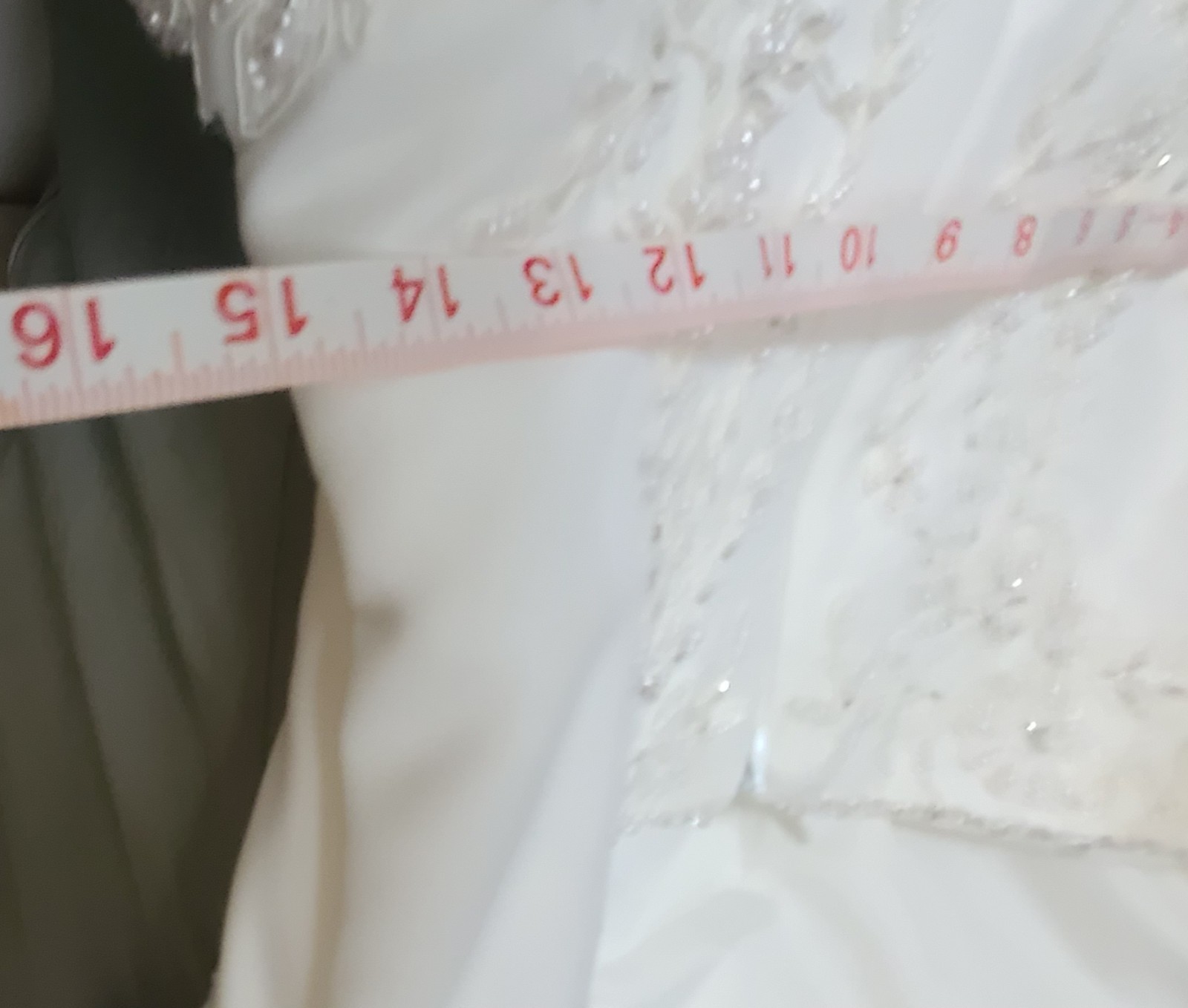 PC Mary’s wedding gown beautiful sweetheart neckline strapless