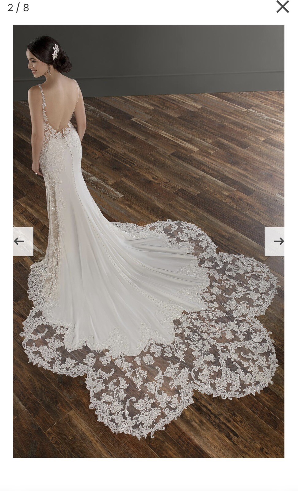 NWT Martina Liana Wedding Dress – Style 1128 – Dress Size 12- Unaltered