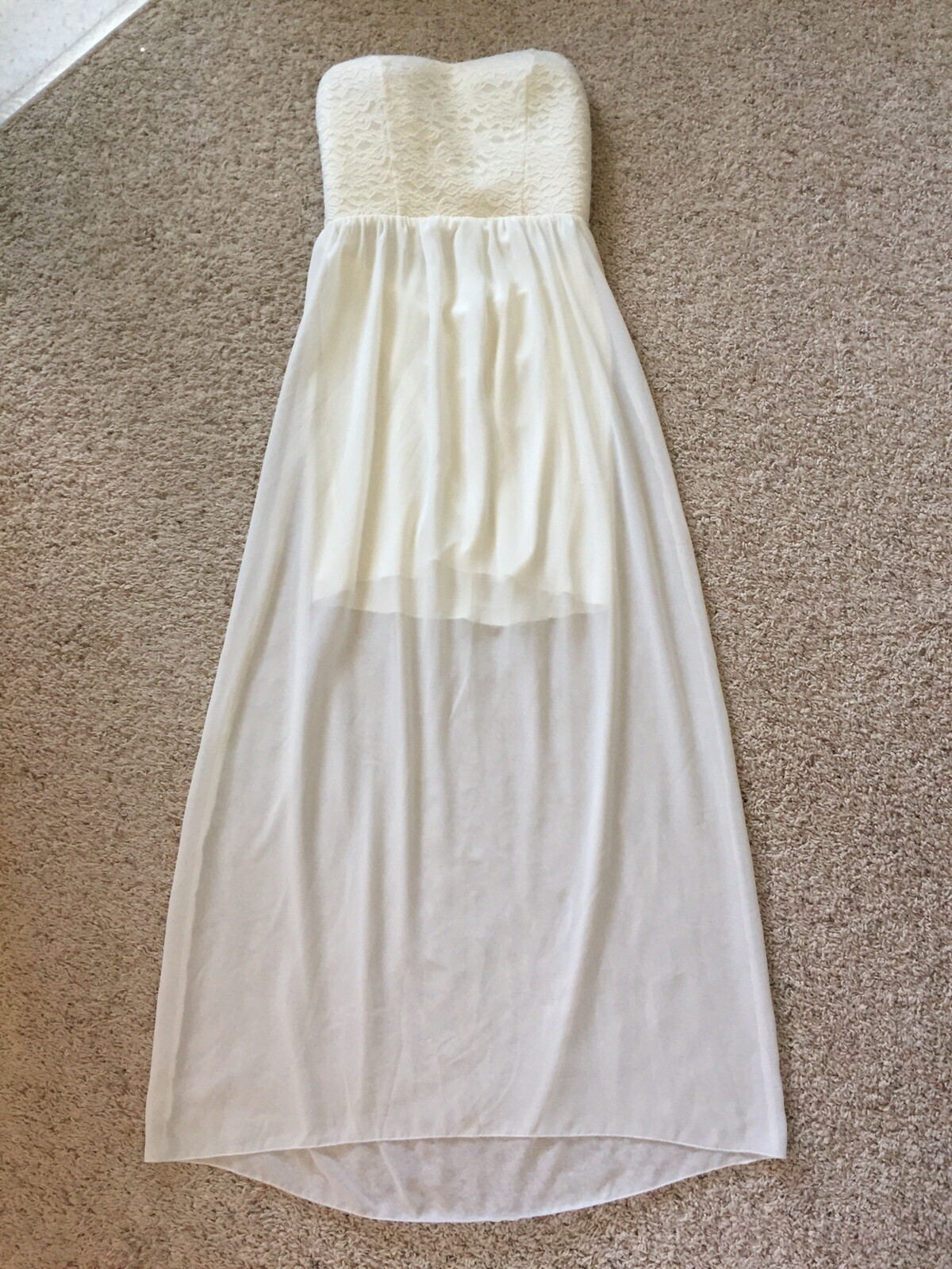Ladies Size M Semi Casual Beach/lake/back Yard Or Destination Wedding Dress