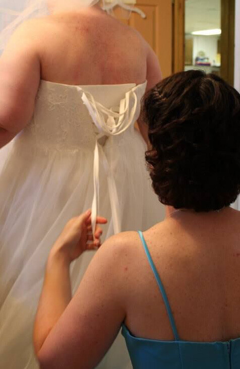 26w Wedding Dress Ball Gown Ivory White Strapless for 5 foot 1 inch BEAUTIFUL