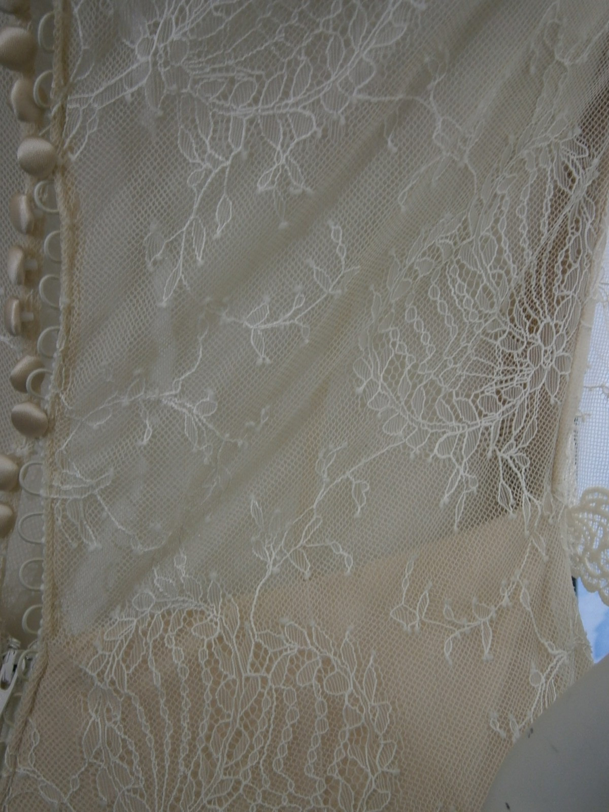Eddy K MD280 Wedding Dress Ball Gown 6-10 Ivory Champagne Lace BOHO NWT $1,600