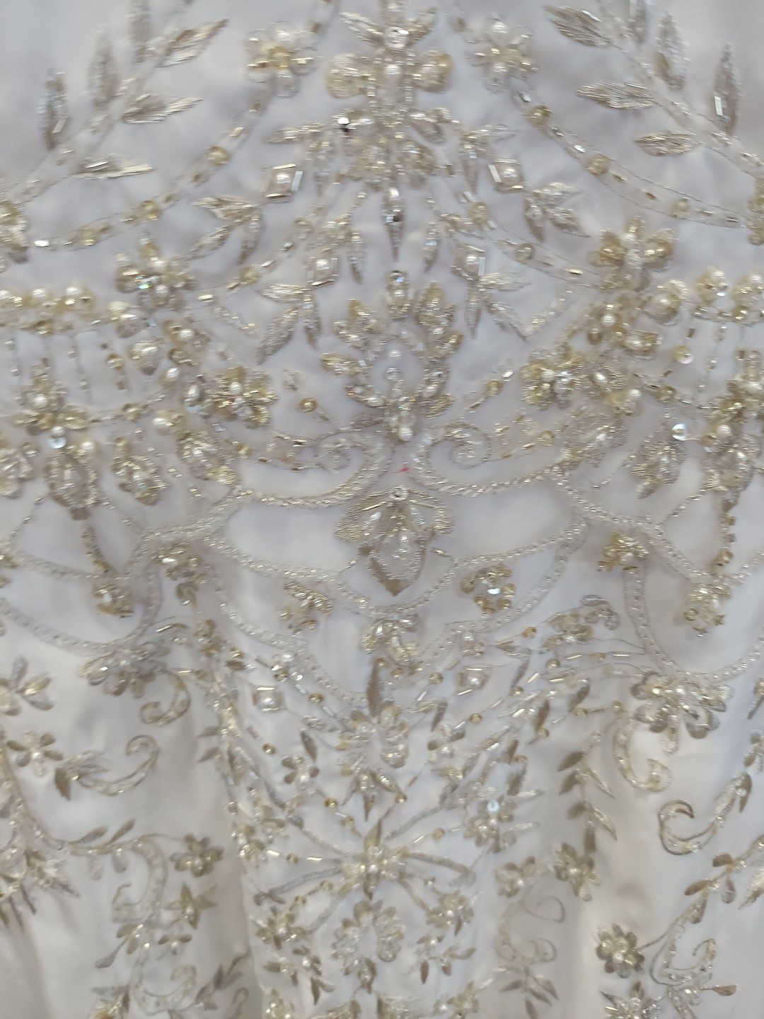 Morilee Adjustable Lacedownformfit Mermaid size12 High Intrigue Gem Pearl Bead