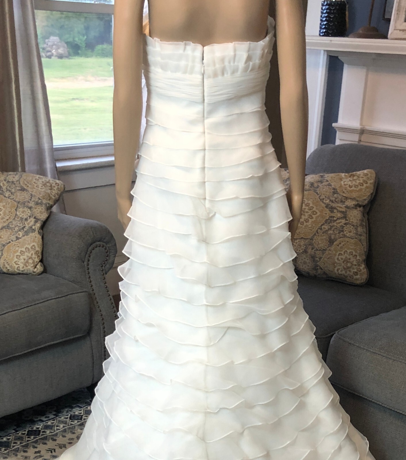 NEW La Sposa Strapless Wedding Gown Sz 10 NWT $1,200 Princess