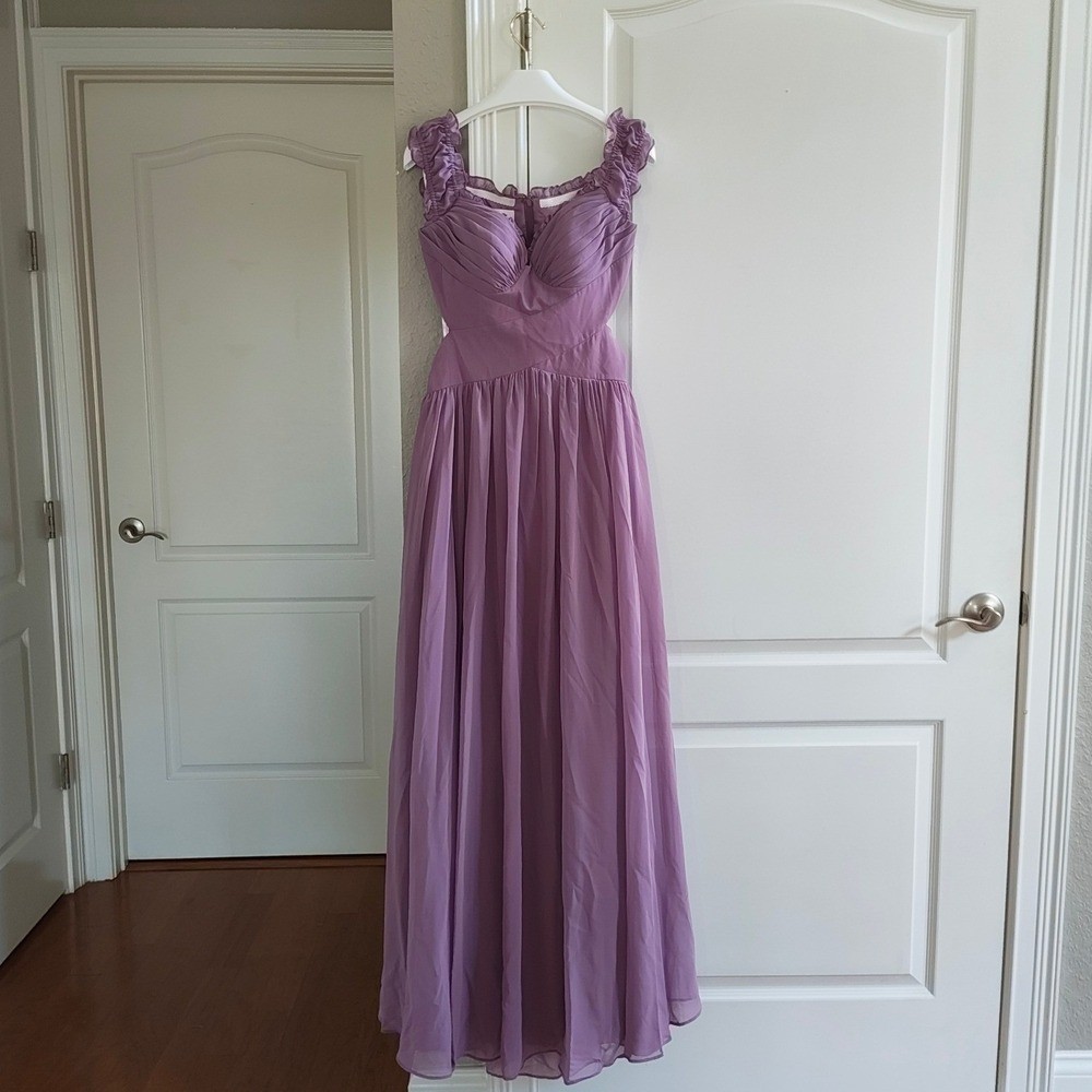 Azazie Barbie 1010 Dress Wisteria Purple Size A4 New With Tags