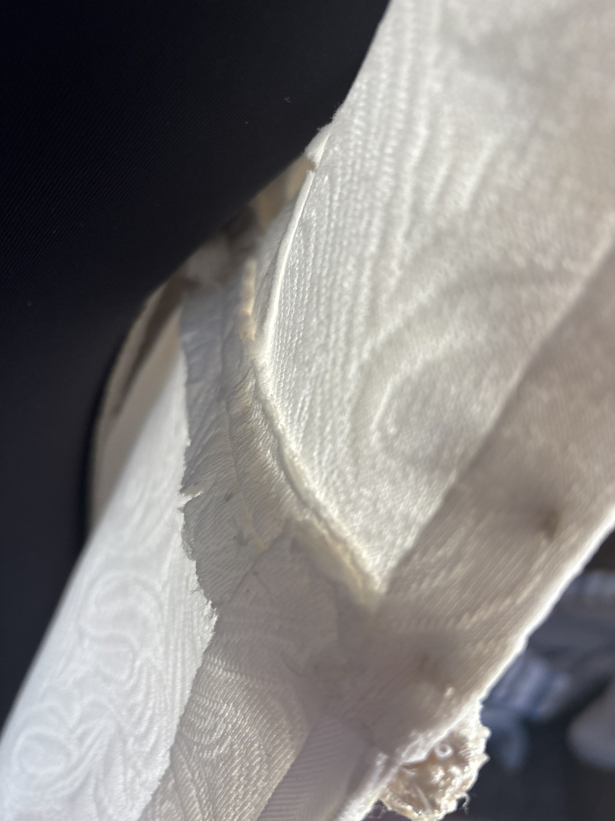 Vintage MCM 1960s Ivory Jacquard Wedding Dress bridal beaded Lace bell sleeves