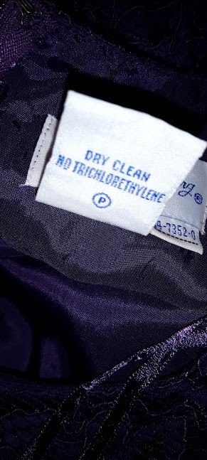 Lanz of Salzburg Purple Rayon Nylon Lace Special Occassion Nwt Dress (Size 26W )