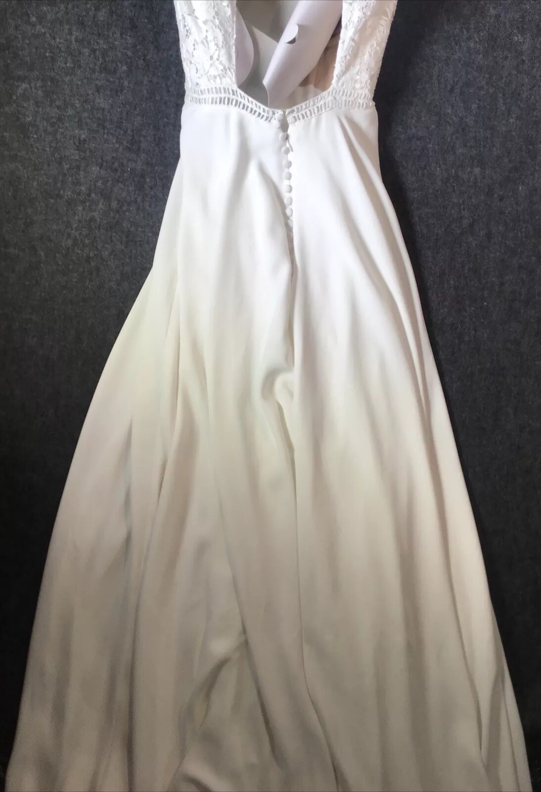 Marylise Embroidered ￼White Wedding Dress